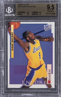 1996-97 Ultra #266 Kobe Bryant Rookie Card – BGS GEM MINT 9.5 